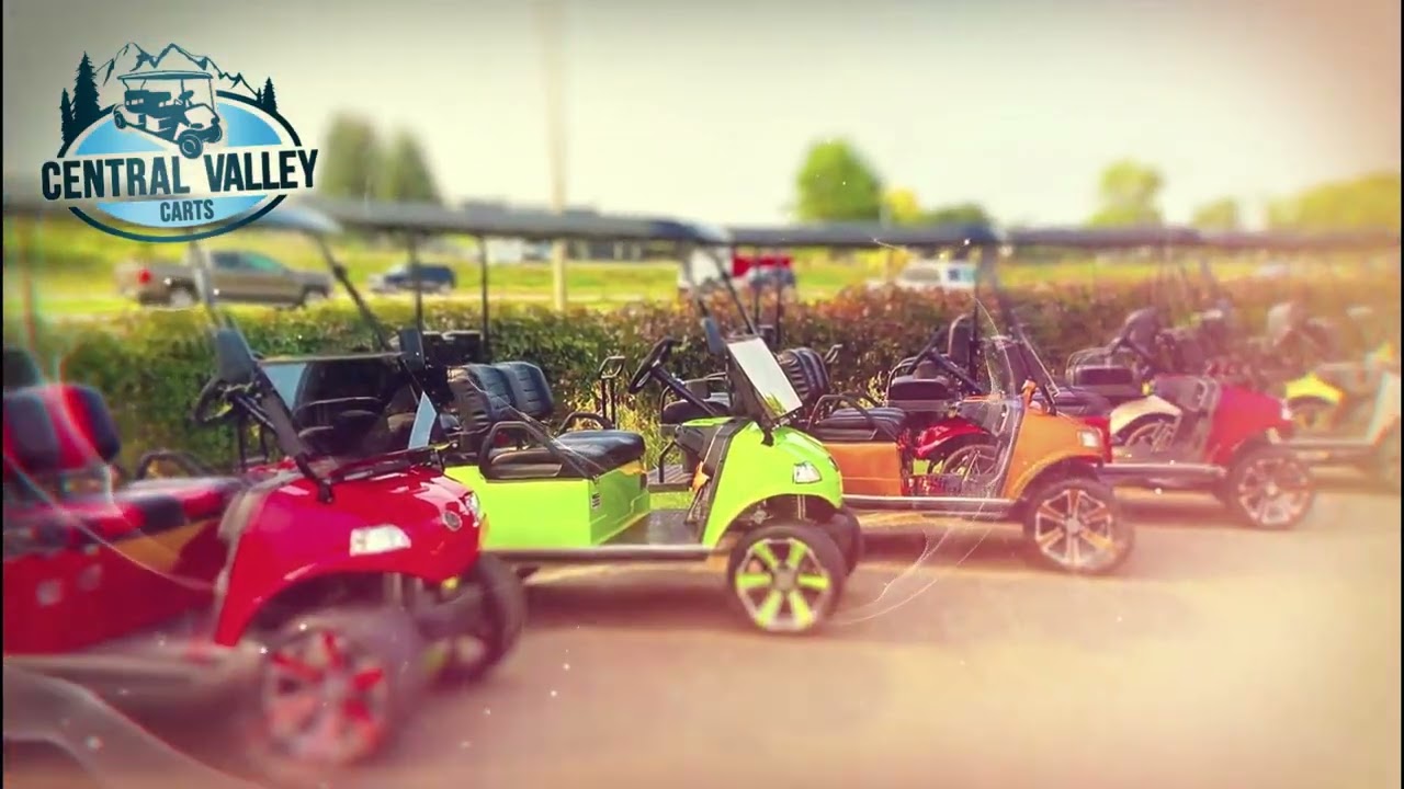 Evolution Classic, Forester, and Carrier Street Legal Golf Carts