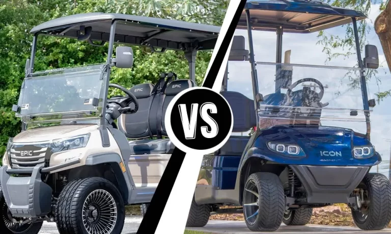 compare epic vs icon golf carts - epic golf cart reviews, icon golf cart reviews