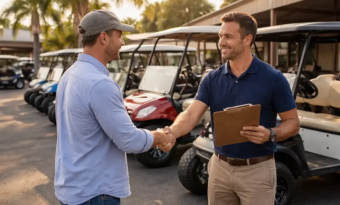 how to sell a golf cart in California