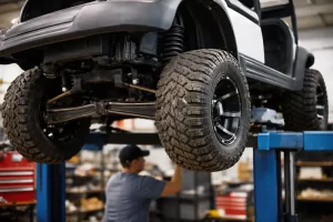 golf cart with too much or too still suspension - troubleshooting, fix, and repair