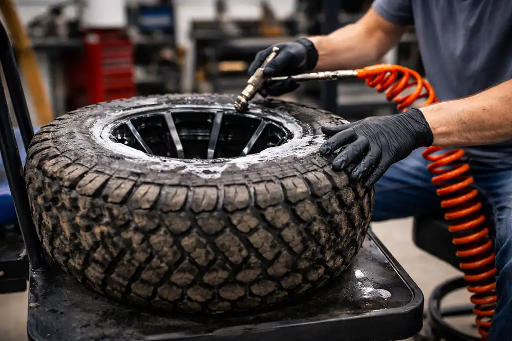 how to rebead a golf cart tire